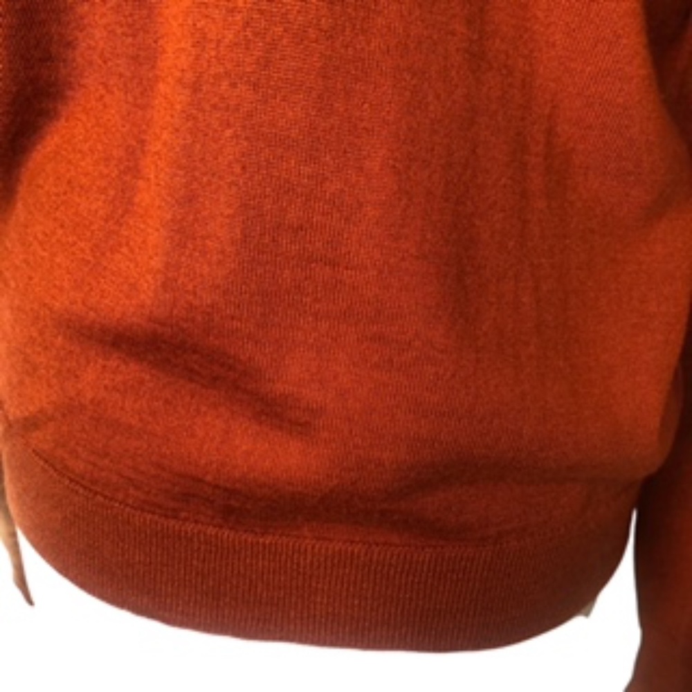 NWT Club Room V-Neck Long Sleeve Italian Yarn Men's Nutmeg Sweater Size M - Picture 5 of 8